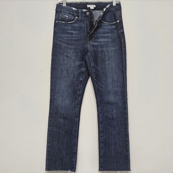 GOOD AMERICAN STRAIGHT LEG JEANS WOMEN'S SIZE 4/27          STYLE:GSSPL255T - Picture 1 of 8